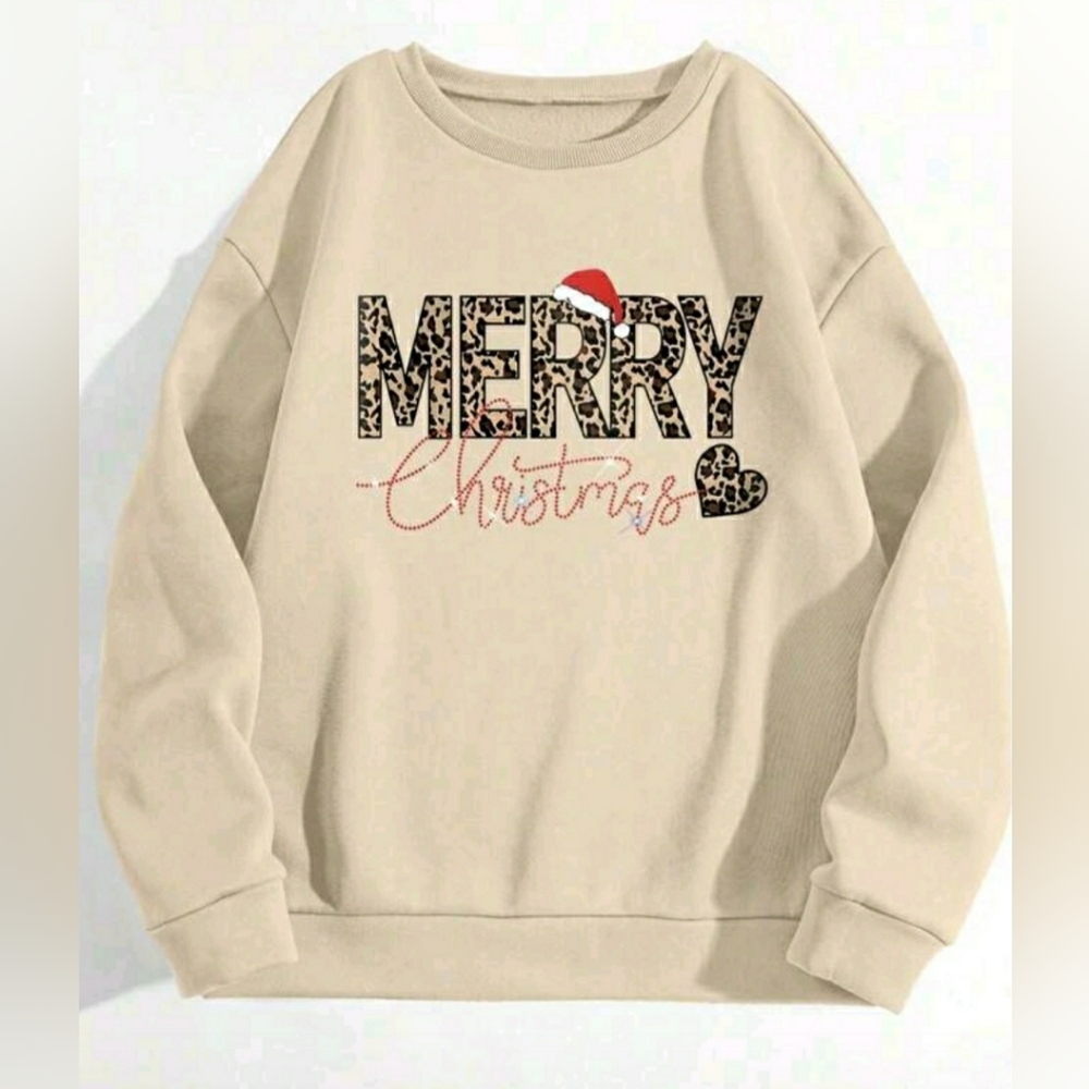 NEW. Merry Christmas Sweatshirt Xl